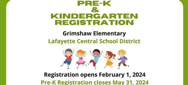 2024 - 2025 LaFayette Pre-Kindergarten Registration