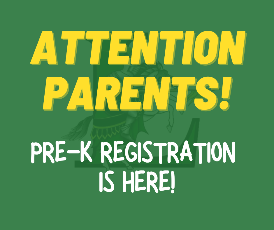 parents can register their students for pre-k by clicking the link above