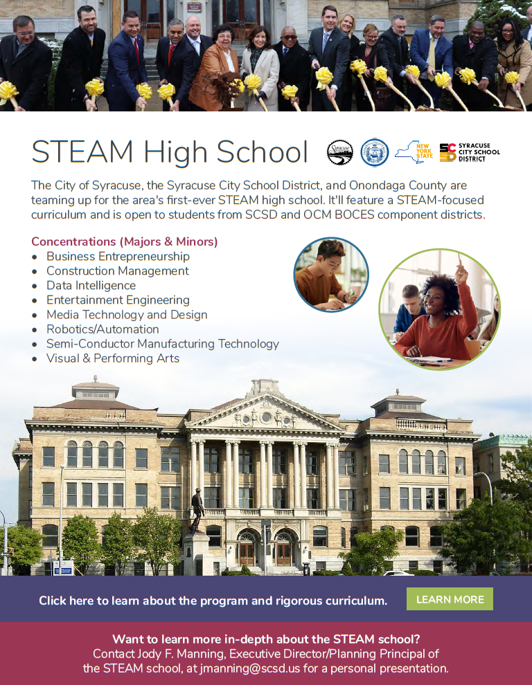 Announcement of STEAM high school